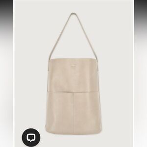 OAK + FORT Cream Shoulder Bag